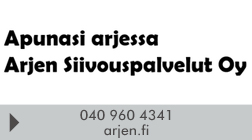 Arjen Siivouspalvelut Oy logo